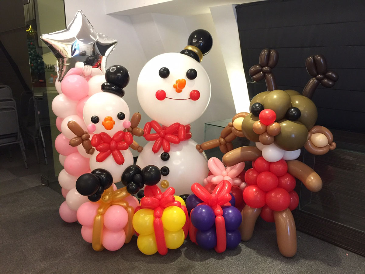 聖誕節氣球造型會場佈置時尚派對 - MOCS奇想活動創造