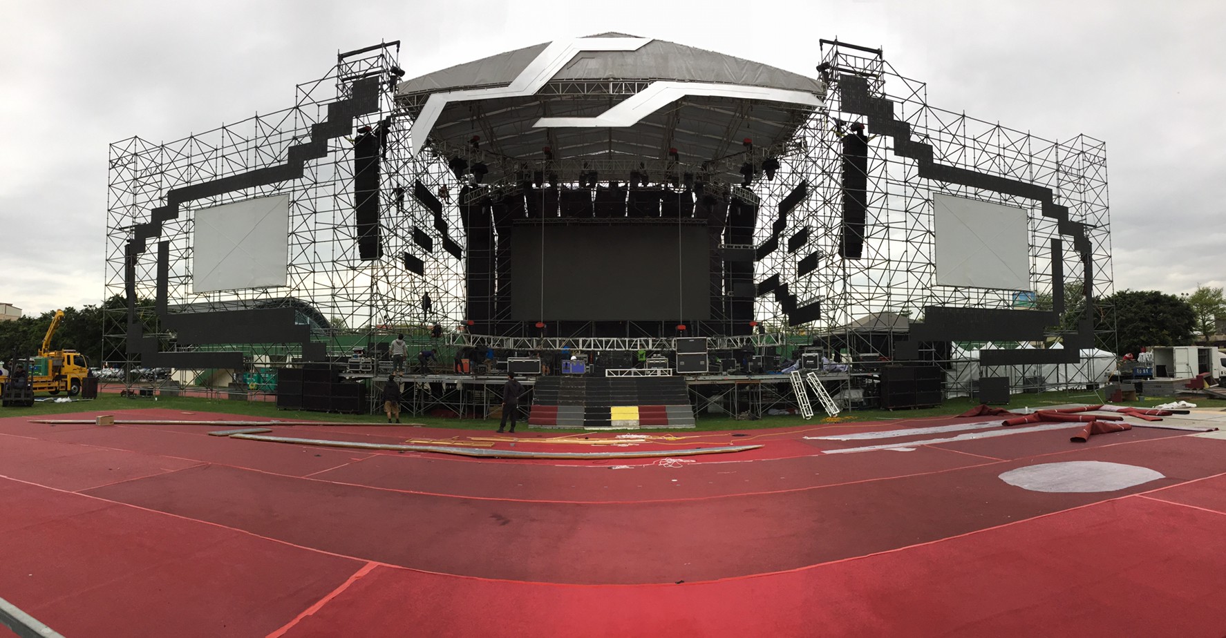 舞台搭建全景圖 ｜ 奇想活動創造